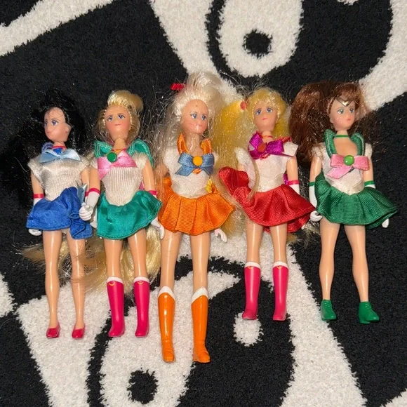 Vintage 90s Sailor Moon Dolls Set - Picture 2 of 11